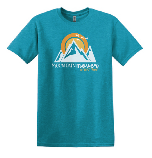 Ellis Strong "Mountain Mover" Design S/S T-shirt (blue)