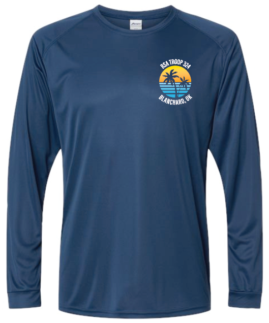 Boy Scouts Troop 234 "Sea Base" Design L/S T-shirt