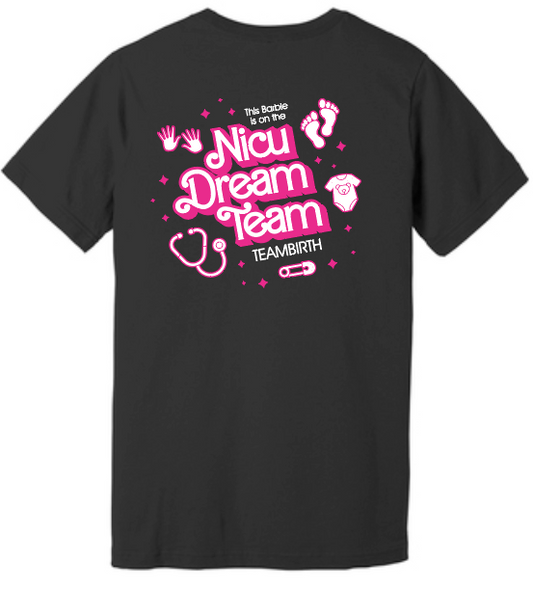 NRH NICU/TeamBirth "This Barbie" Design S/S T-shirt (black)