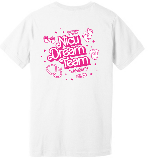 NRH NICU/TeamBirth "This Barbie" Design S/S T-shirt (white)
