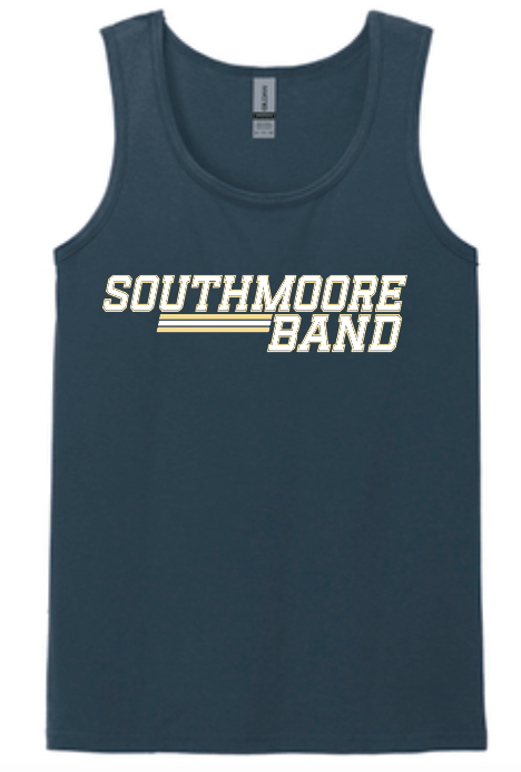 Southmoore Band "Block Slant" Design Tank (navy)
