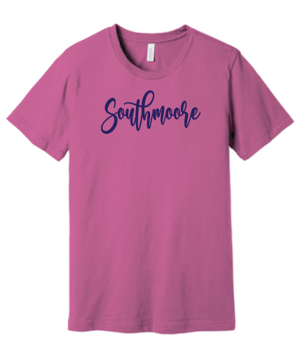 Southmoore Band "Script" Design S/S T-shirt (berry)