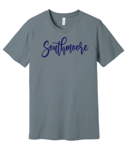 Southmoore Band "Script" Design S/S T-shirt (grey)