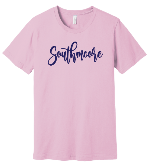Southmoore Band "Script" Design S/S T-shirt (pink)