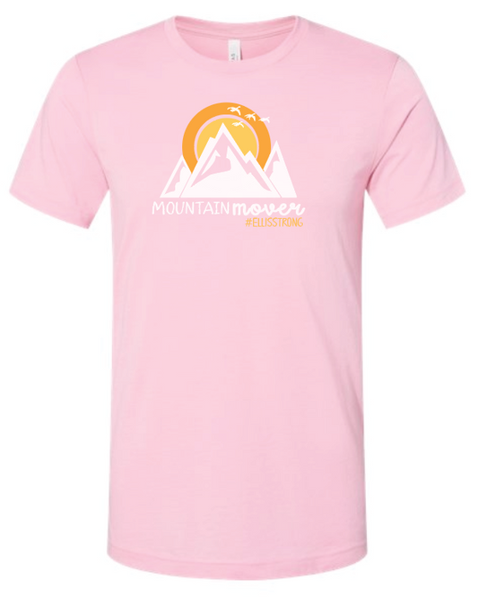 Ellis Strong "Mountain Mover" Design S/S T-shirt (pink)