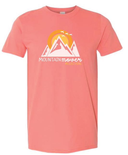 Ellis Strong "Mountain Mover" Design S/S T-shirt (coral)