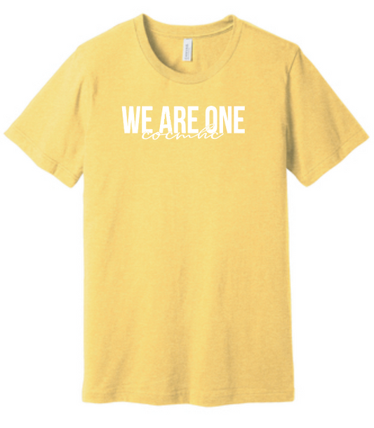 COCMHC "We are One" Design S/S T-shirt (yellow)