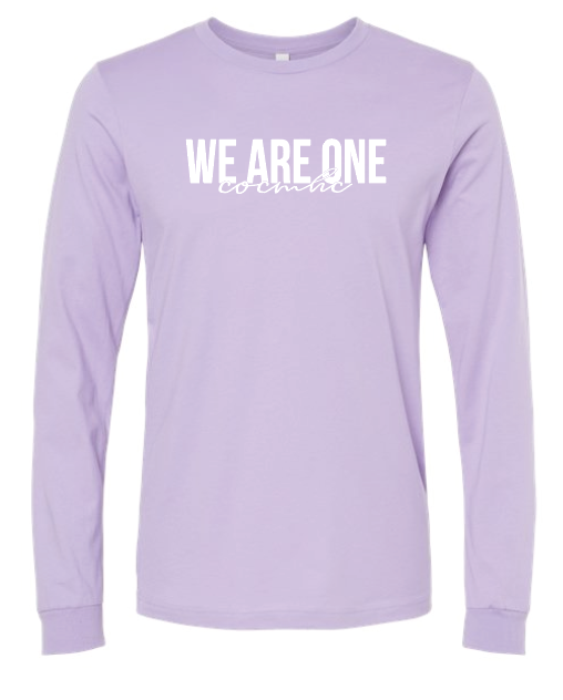 COCMHC "We are One" Design L/S T-shirt (lavender)