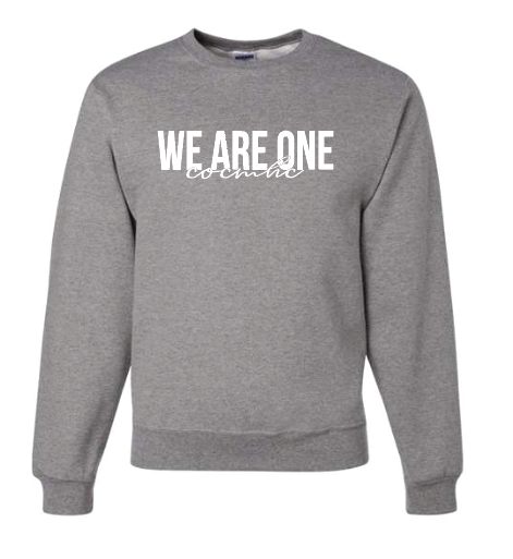 COCMHC "We are One" Design Crewneck Sweatshirt (heather)