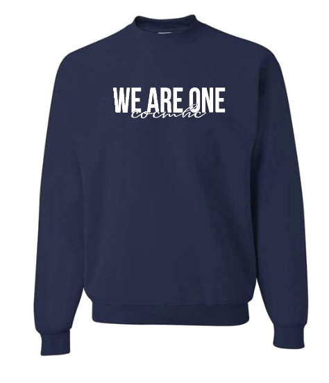 COCMHC "We are One" Design Crewneck Sweatshirt (navy)