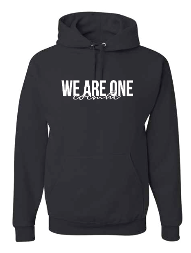 COCMHC "We are One" Design Hooded Sweatshirt (black)