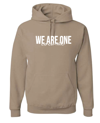 COCMHC "We are One" Design Hooded Sweatshirt (safari)