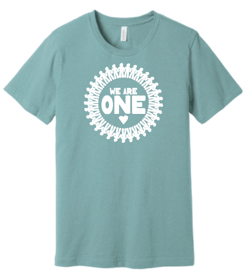 COCMHC "We are One" Circle Design S/S T-shirt (sage)