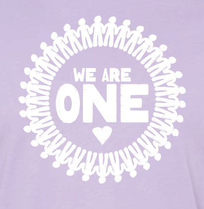 COCMHC "We are One" Circle Design S/S T-shirt (lavender)
