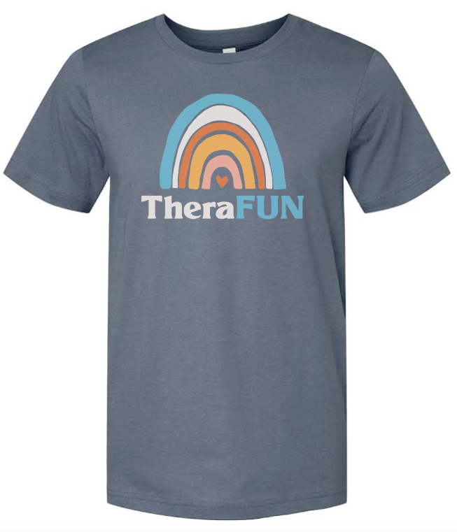 TheraFun "Logo" Design S/S T-shirt (vintage navy)