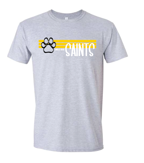 Santa Fe South~Hills ES "Paw" Design S/S Softstyle T-shirt