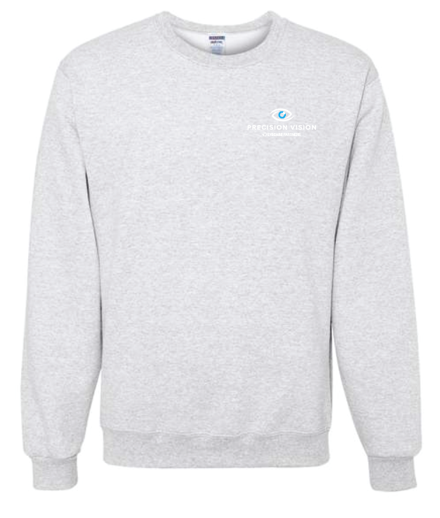 Precision Vision "Logo" Design Crewneck Sweatshirt (ash)