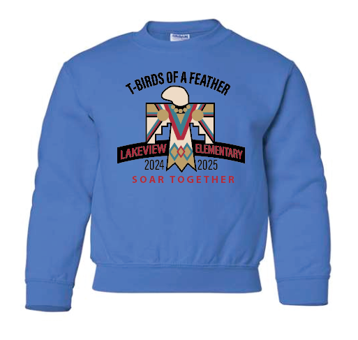 Lakeview "Thunderbird" Design Crewneck Sweatshirt (youth)