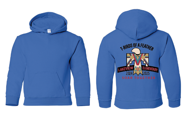 Lakeview "Thunderbird" Design Hooded Sweatshirt (youth)