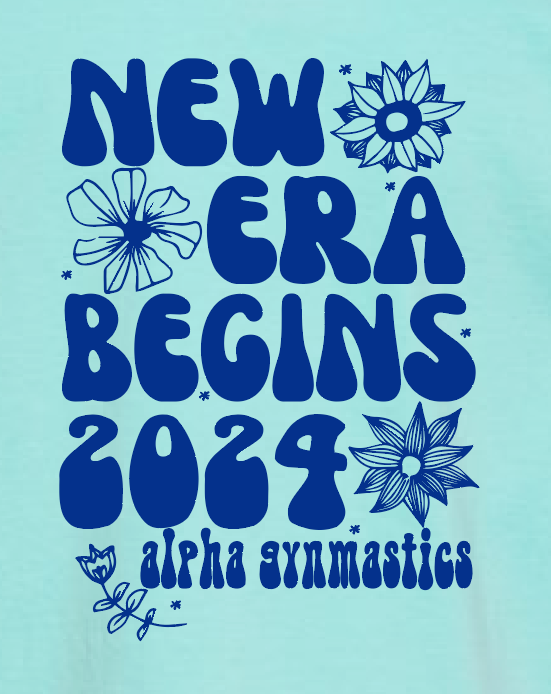 Alpha Gymnastics "New Era" Design S/S T-shirt