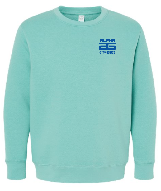 Alpha Gymnastics "New Era" Design Crewneck Sweatshirt (youth)