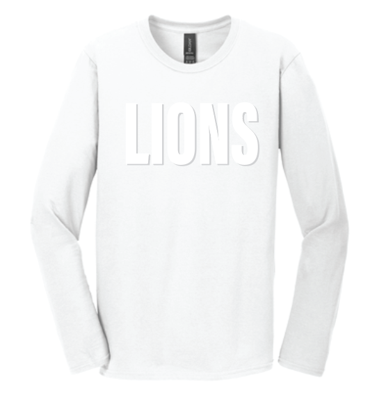 Moore Athletics "White Puff" L/S T-shirt