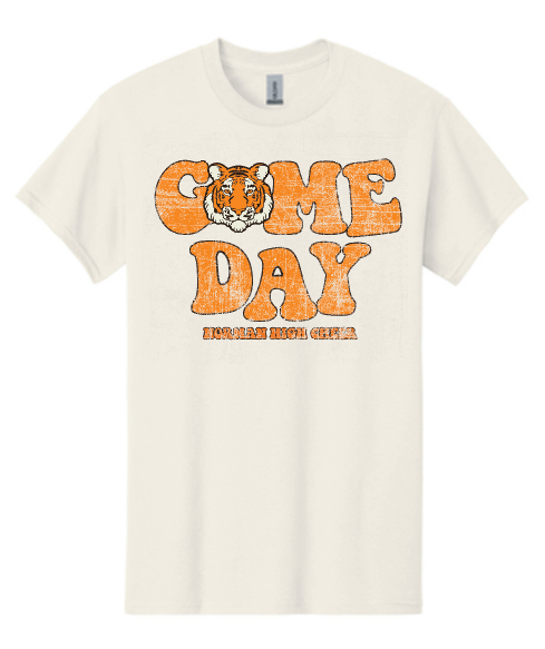 NHS Cheer "Game Day" Design S/S Comfort Colors T-shirt (ivory)