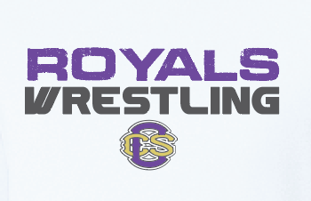 CCS Wrestling "Royals Wrestling" Design S/S T-shirt (white)