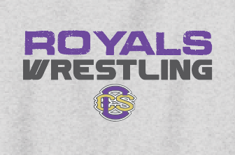 CCS Wrestling "Royals Wrestling" Design S/S T-shirt (ash)