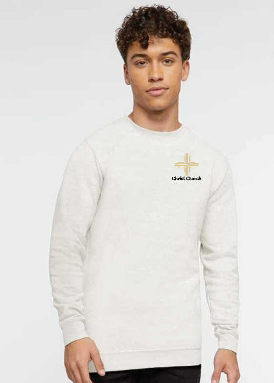 Christ Church LA T's Crewneck Sweatshirt (natural)(adult)