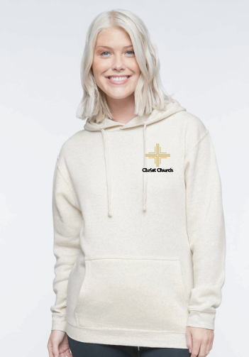 Christ Church LA T's Hooded Sweatshirt (natural)(adult)