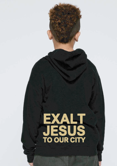 Christ Church LA T's Hooded Sweatshirt (black)(youth)