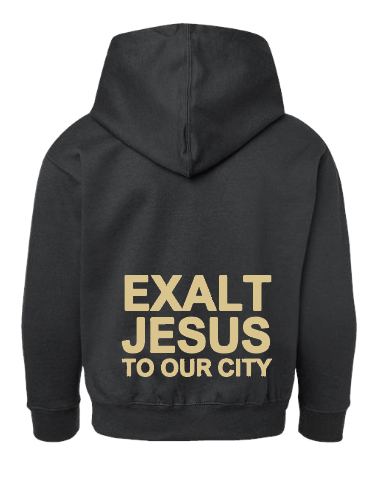 Christ Church LA T's Hooded Sweatshirt (black)(youth)