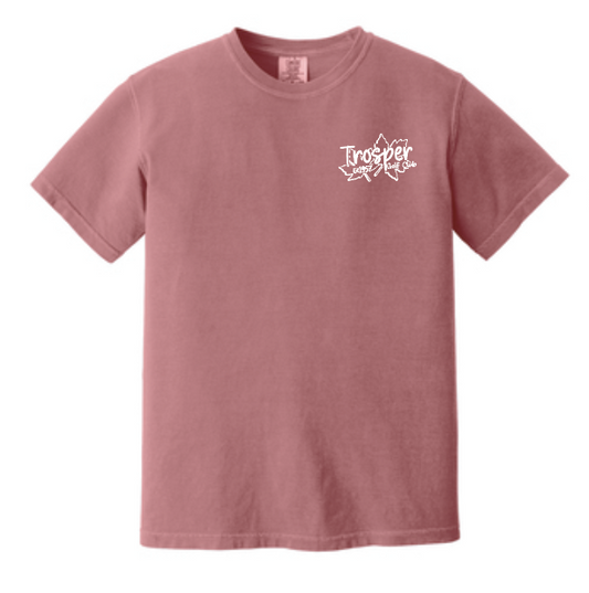 Trosper Golf Club "Logo" Design S/S T-shirt (crimson)