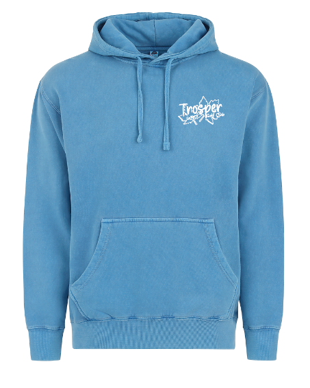 Trosper Golf Club "Logo" Design Hooded Sweatshirt (blue)