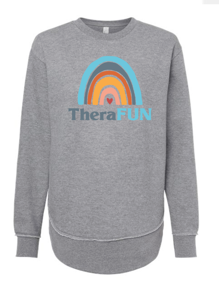 TheraFun "Logo" Design Women's Droptail Fleece