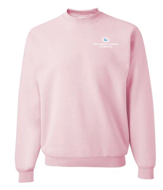 Precision Vision "Logo" Design Crewneck Sweatshirt (pink)