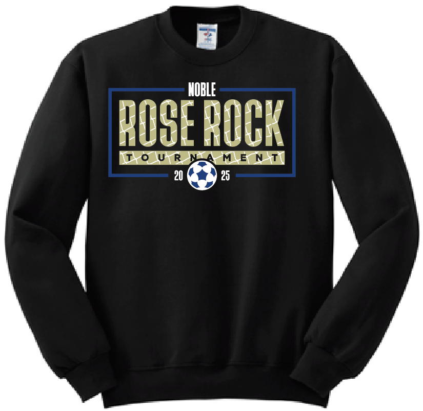 Noble Rose Rock Soccer Tournament Crewneck Sweatshirt