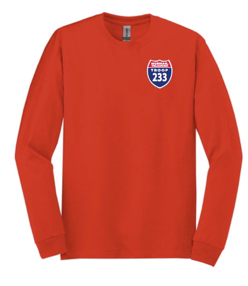 Troop 233 "Highway to Eagle" Design L/S T-shirt