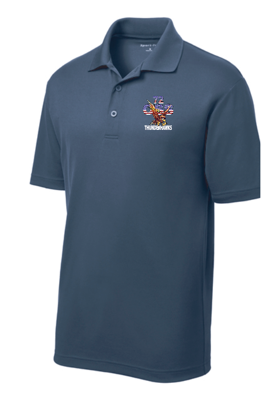 Tinker 72-OSS "Flag" Design Mesh Polo (Unisex)