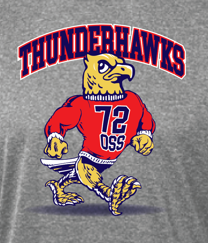 Tinker 72-OSS "Thunderhawks" Design S/S Moisture Wicking T-shirt