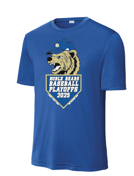 Noble Baseball "Playoff" Design Moisture-Wicking S/S T-shirt