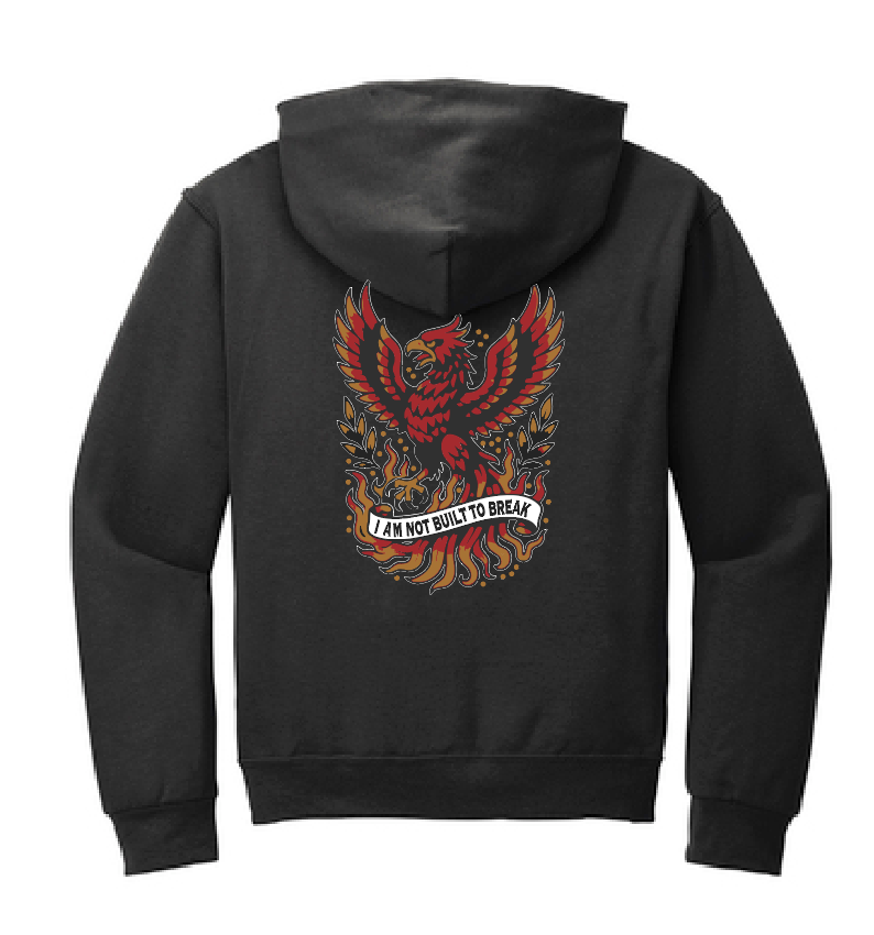 Moore Fire Department "Honoring Our Own" Design Hooded Sweatshirt