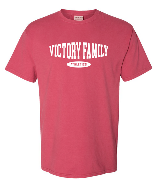 VFS "Basic Bulge" Design Comfort Washed S/S T-shirt (crimson)