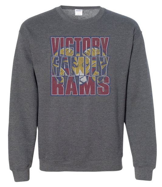VFS "Ram Distressed" Design Gildan Crewneck Sweatshirt