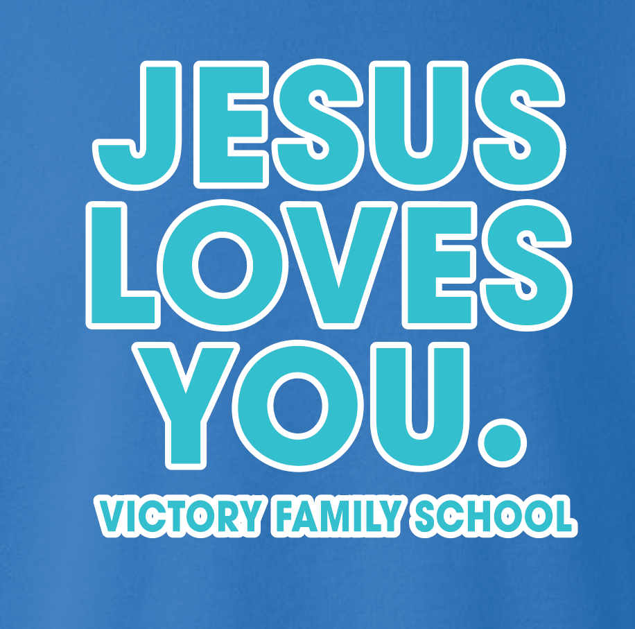 VFS "Jesus Loves You" Design Crewneck Sweatshirt (royal)