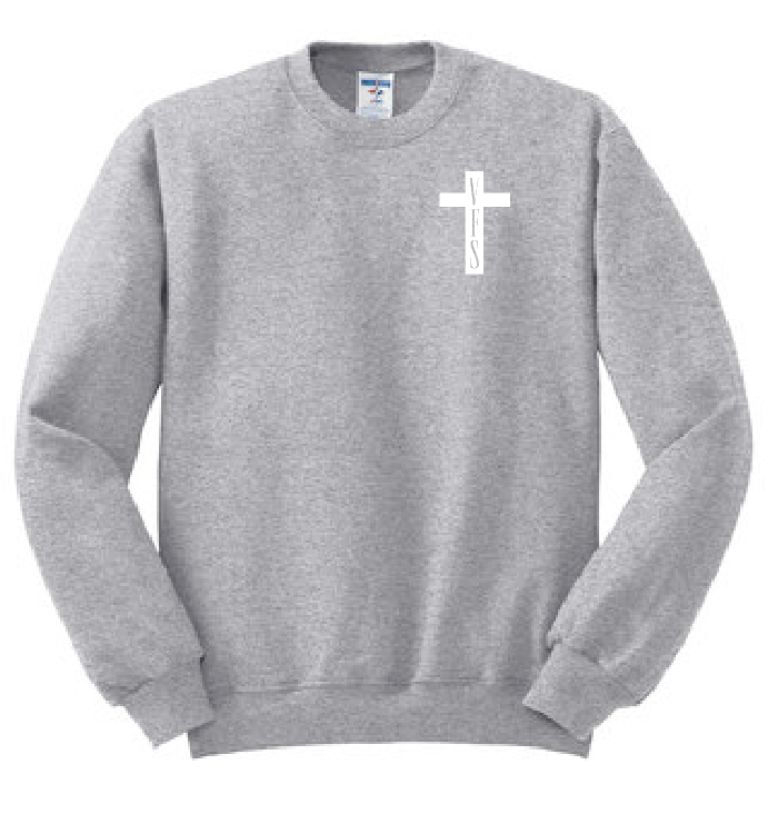 VFS "Cross" Design Gildan Crewneck Sweatshirt (heather)