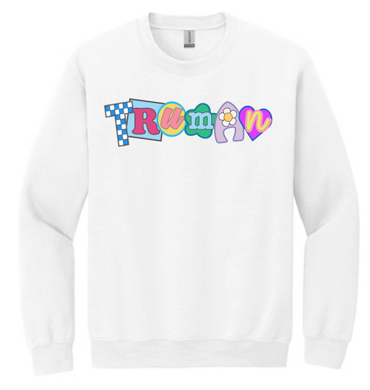 Truman "Scrapbook" Design Gildan Crewneck Sweatshirt