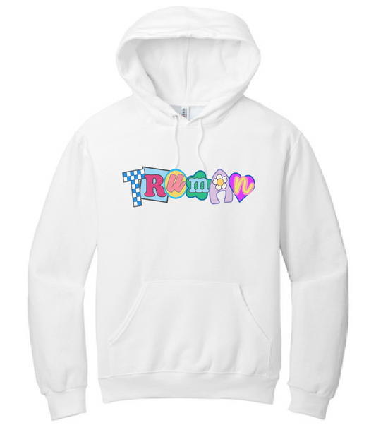 Truman "Scrapbook" Design Gildan Hooded Sweatshirt