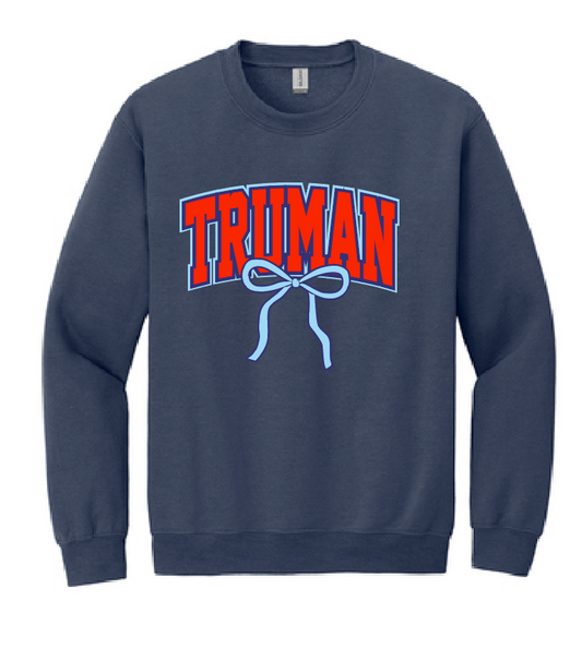 Truman "Bow" Design Gildan Crewneck Sweatshirt